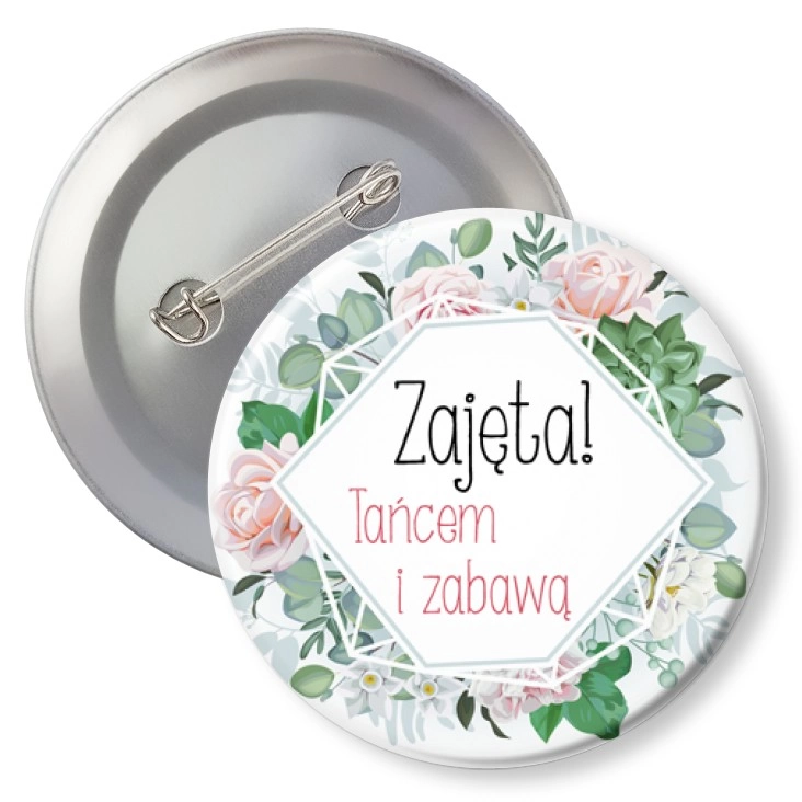 przypinkaZajęta! Tańcem i zabawą
