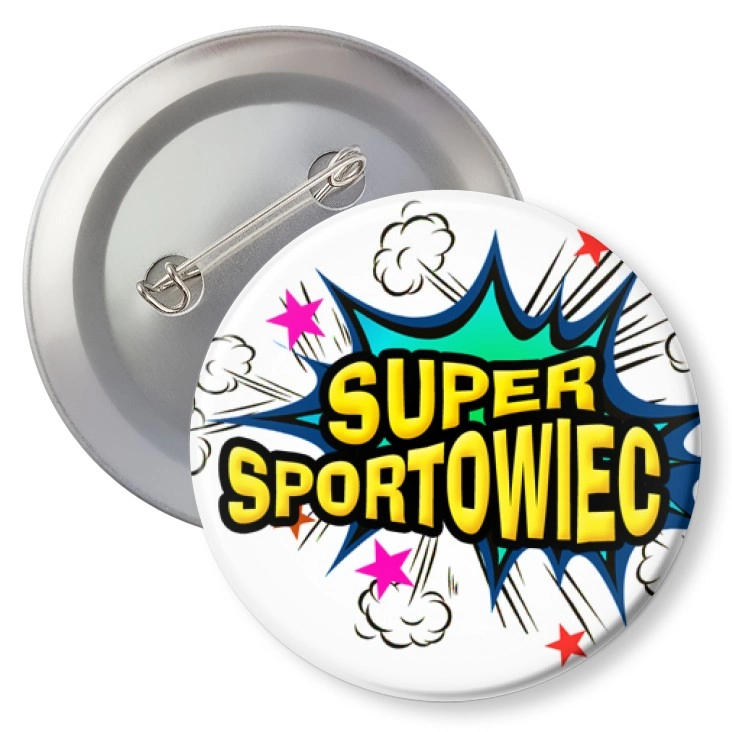przypinkaSuper Sportowiec z gwiazdkami