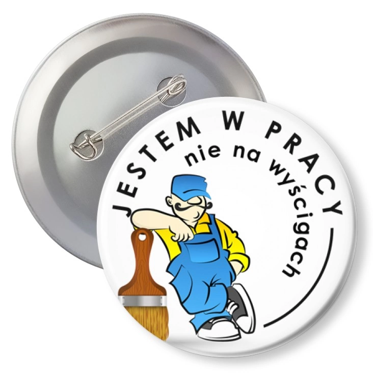 przypinkaJestem w pracy