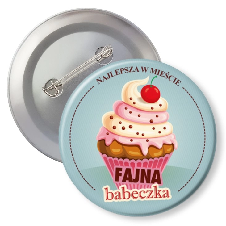 przypinkaFajna babeczka