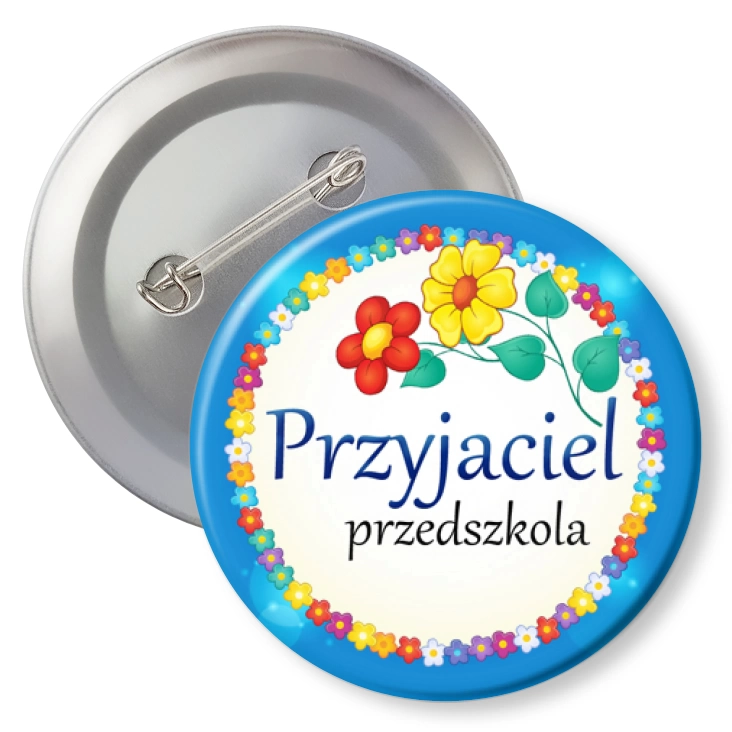 przypinka z agrafką Przyjaciel Przedszkola