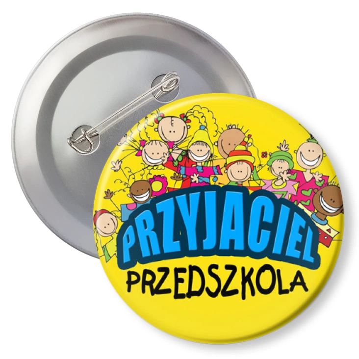 przypinka z agrafką Przyjaciel Przedszkola