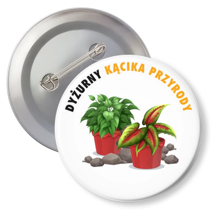 przypinkaDyżurny kącika przyrody