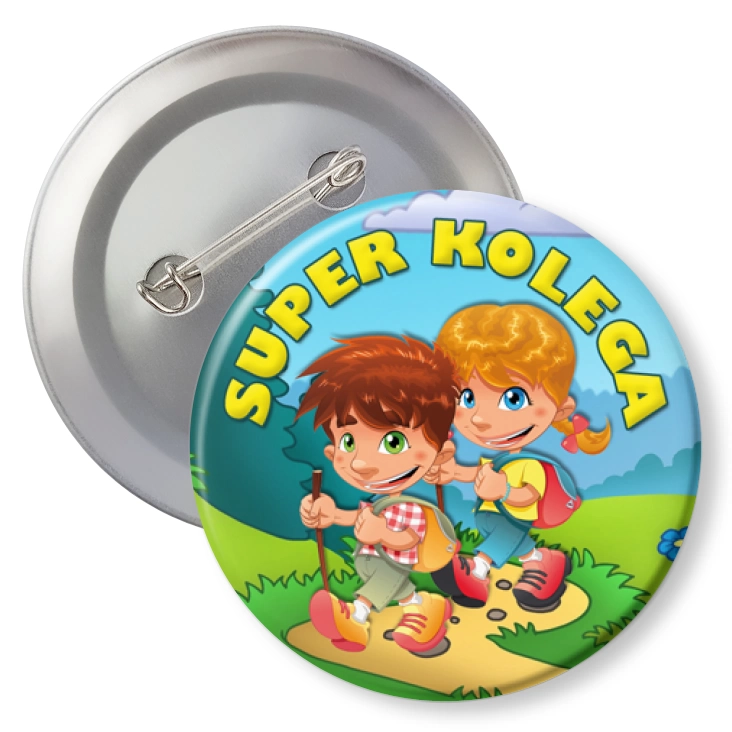 przypinka agrafka Super Kolega