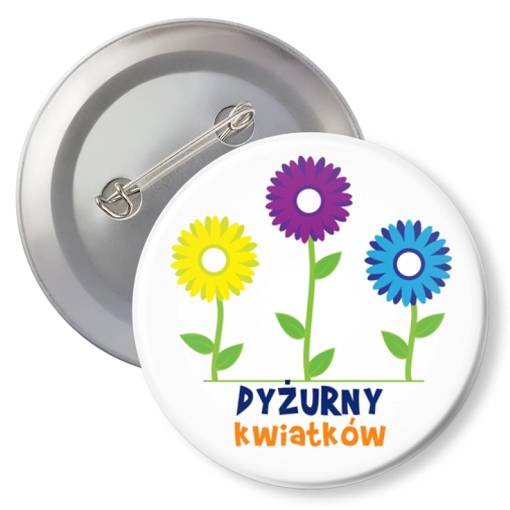 przypinkaDyżurny kwiatków