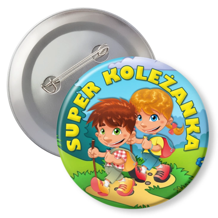 przypinka agrafka Super Koleżanka