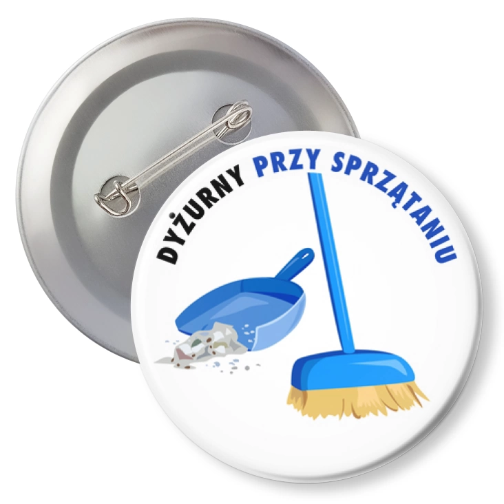 przypinkaDyżurny przy sprzątaniu