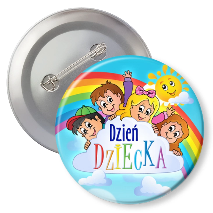 przypinkaDzień Dziecka tęcza