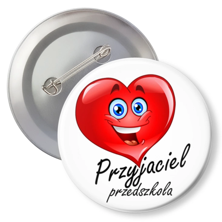 przypinka z agrafką Przyjaciel Przedszkola