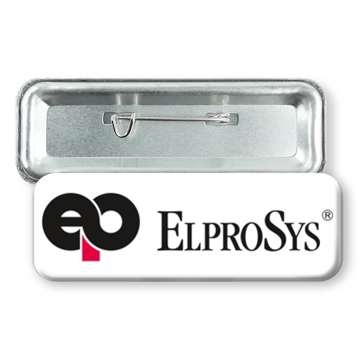 przypinka prostokąt agrafka Elpro-sys