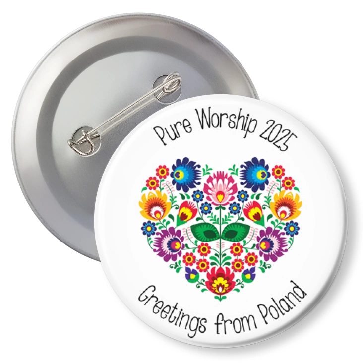 przypinka z agrafką Pure Worship 2025