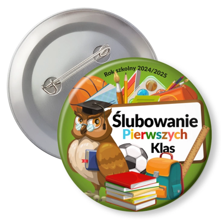 przypinkaŚlubowanie pierwszych klas Mądra Sowa