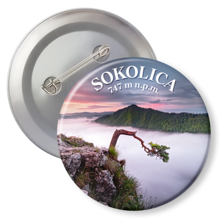 przypinka agrafka Sokolica Pieniny