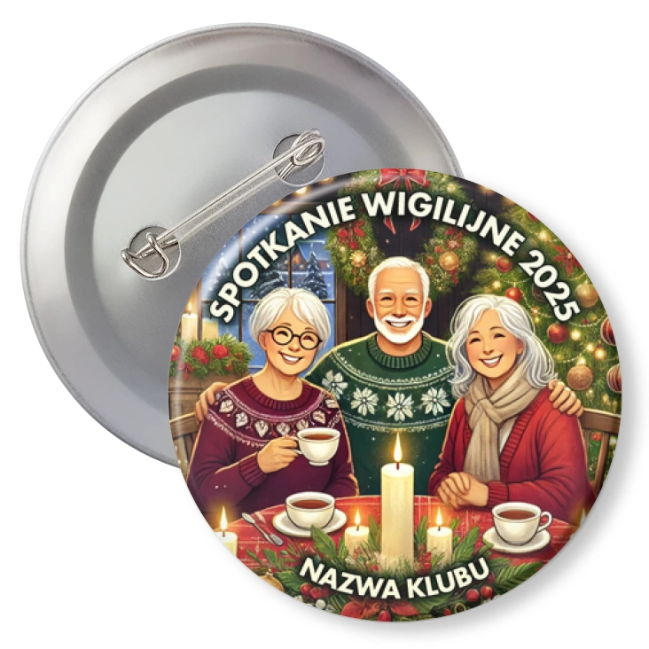 przypinkaSpotkanie wigilijne w klubie seniora