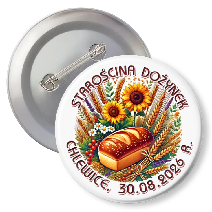 przypinka z agrafką Starościna Chlewice 2026