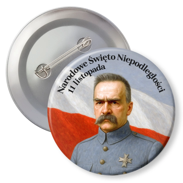 przypinkaŚwięto Niepodległości Józef Piłsudski