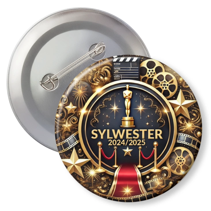 przypinkaSylwester w stylu Hollywood