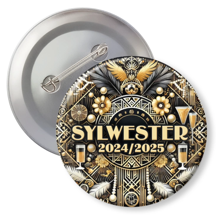 przypinkaSylwester w stylu lat 20