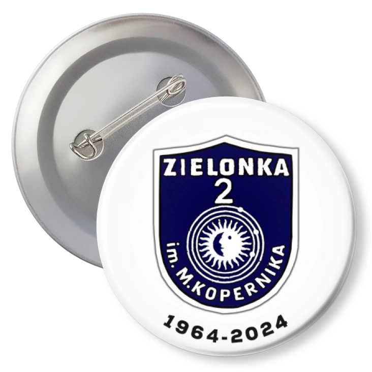 przypinka agrafka Szkoła Podstawowa nr 2 im. Mikołaja Kopernika w Zielonce