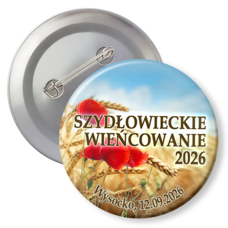 przypinka z agrafką Szydłowieckie Wieńcowanie 2026