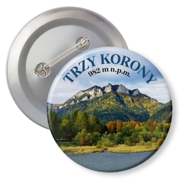 przypinka agrafka Trzy Korony szczyt