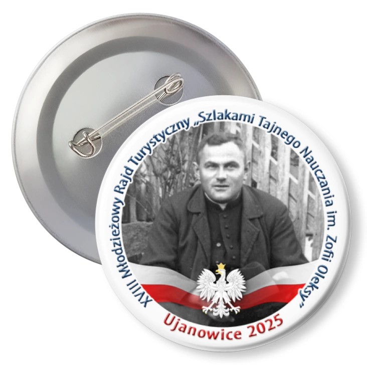 przypinka z agrafką Ujanowice 2025