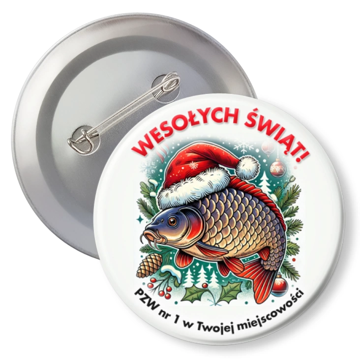 przypinkaWesołych świąt od wędkarzy
