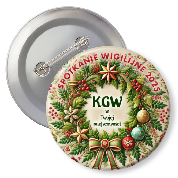 przypinkaWigilia Koło Gospodyń Wiejskich