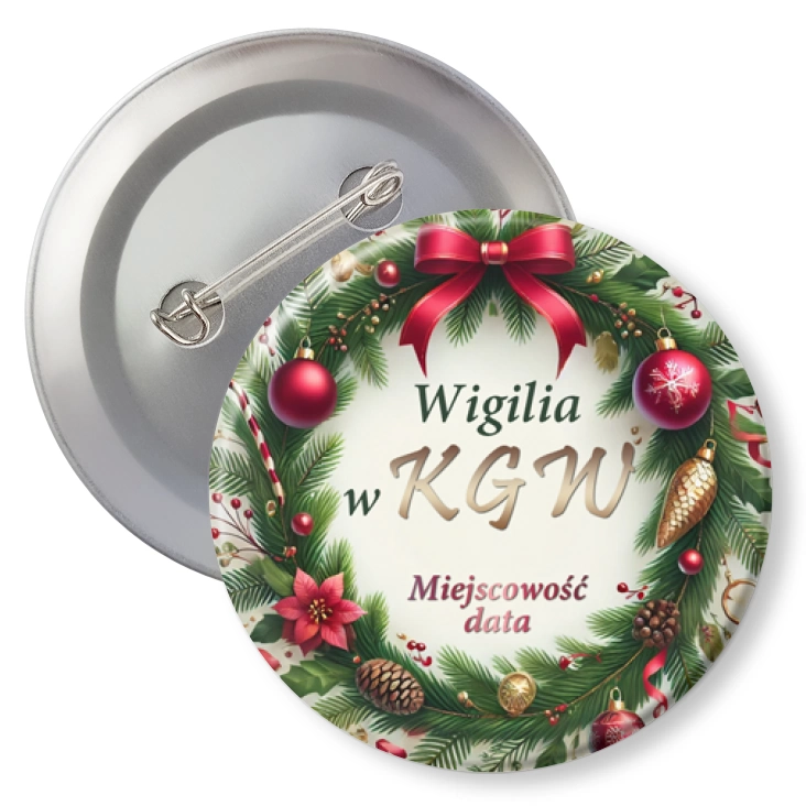 przypinkaWigilia w KGW
