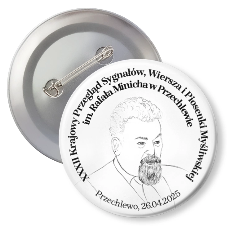 przypinka z agrafką XXXII Krajowy Przegląd w Przechlewie