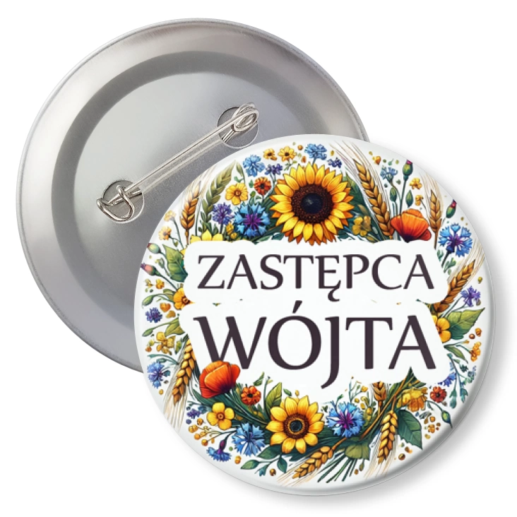 przypinkaZastępca wójta polskie kwiaty polne