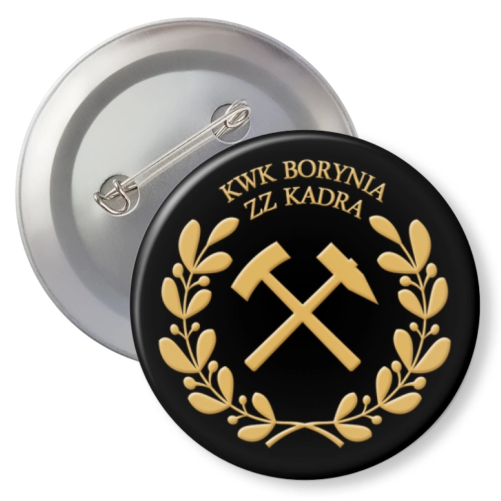 przypinka agrafka ZZ KADRA KWK BORYNIA