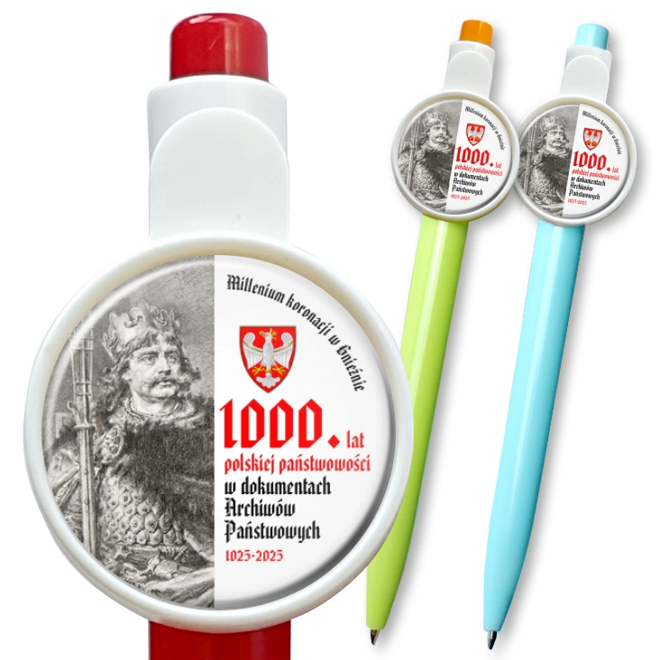 przypinka długopis 1000 lat polskiej państwowości