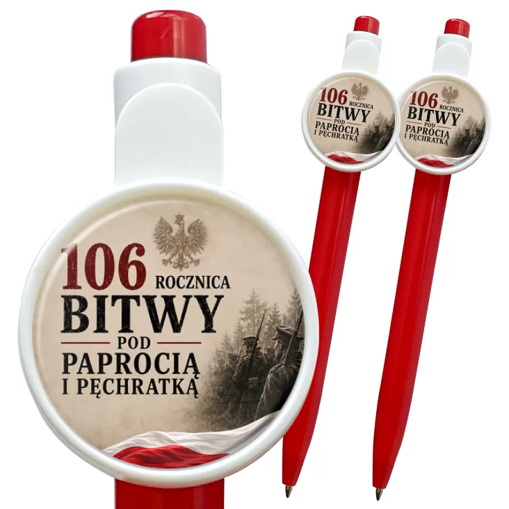 przypinka długopis 106. rocznica Bitwy pod Paprocią