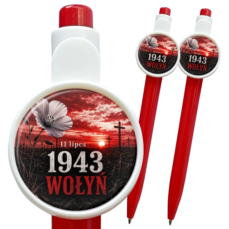 przypinka długopis 11 lipca 1943 Wołyń