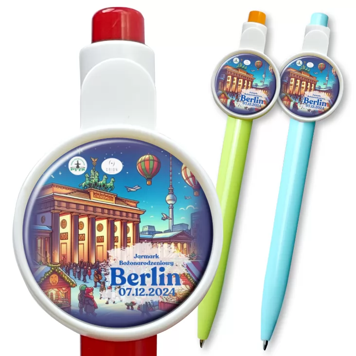 przypinka długopis Berlin PTTK Nysa