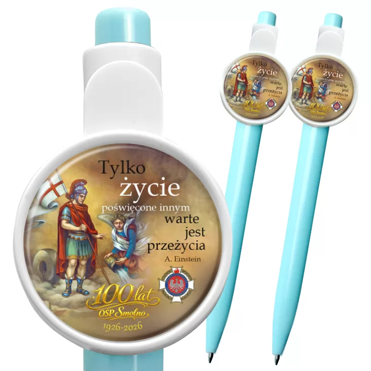 przypinka długopis 100 lat OSP Smolno