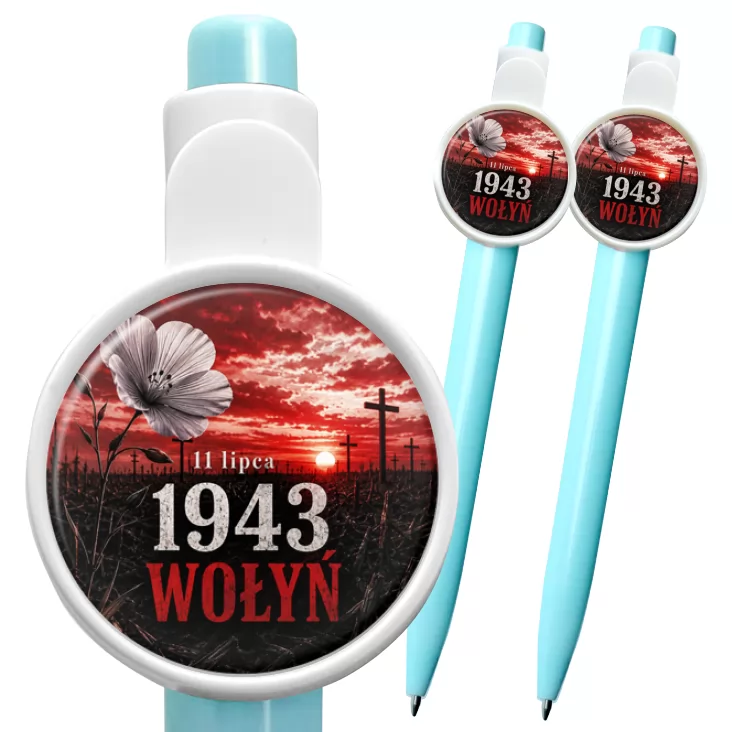 przypinka długopis 11 lipca 1943 Wołyń