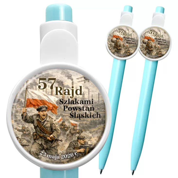 przypinka długopis 57 Rajd Szlakami Powstań Sląskich