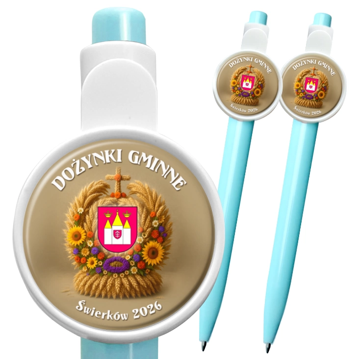 przypinka długopis Dożynki Gminne Świerków 2026