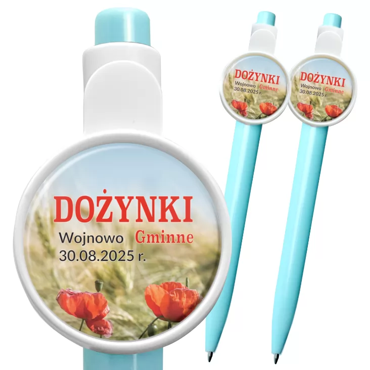 przypinka długopis Dożynki Gminne Wojnowo 2025