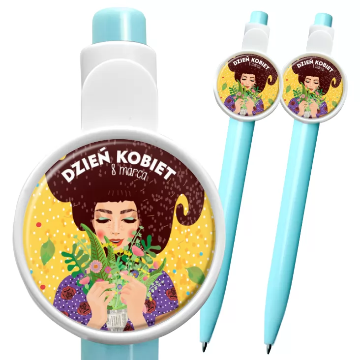 przypinka długopis Dzień Kobiet 8 marca