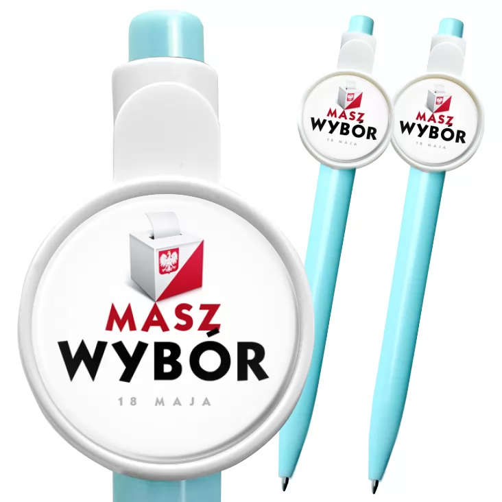 przypinka długopis Masz wybór Wybory
