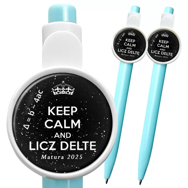przypinka długopis Matura Keep Calm and Licze Deltę