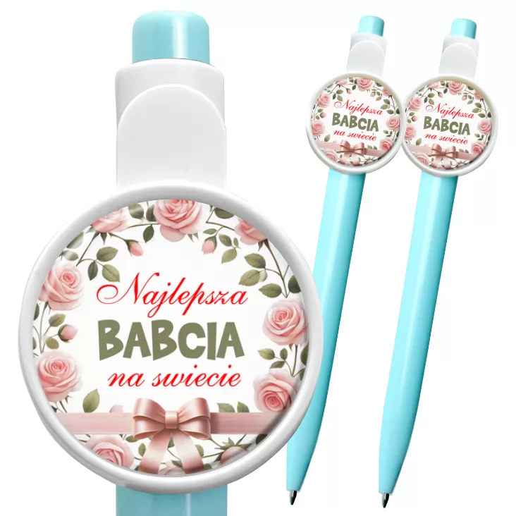przypinka długopis Najlepsza babcia