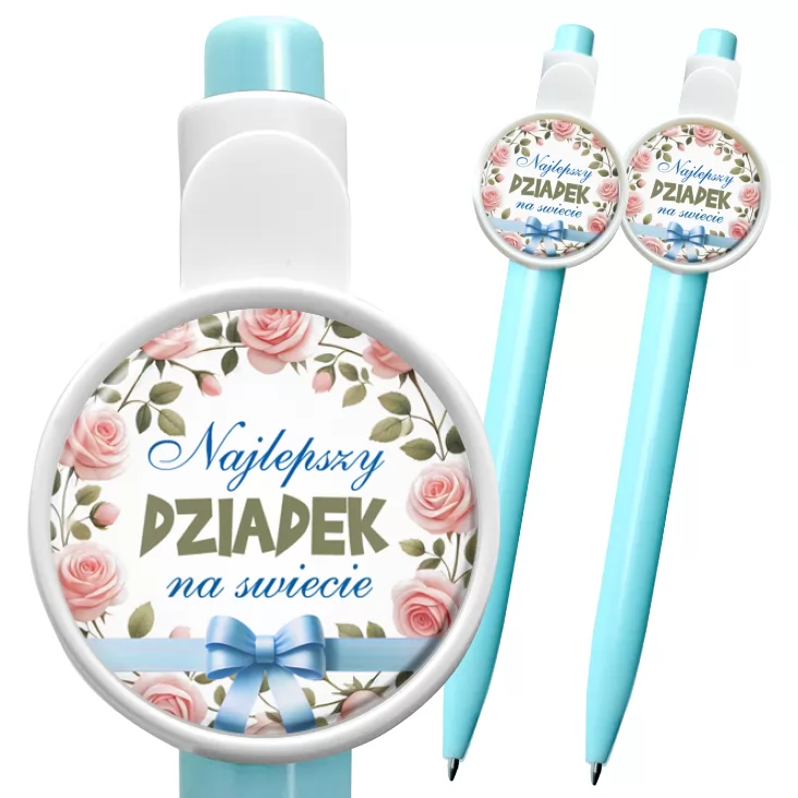 przypinka długopis Najlepszy dziadek