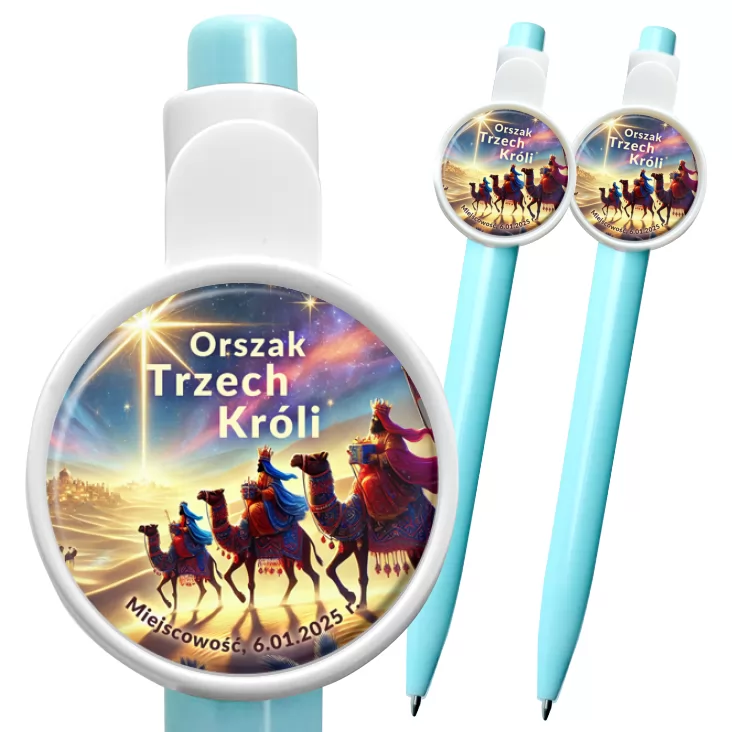 przypinka długopis Orszak Trzech Króli