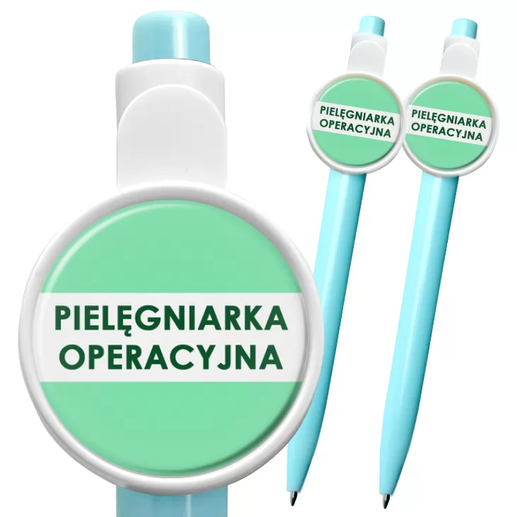 przypinka długopis Pielęgniarka operacyjna
