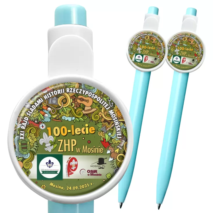 przypinka długopis 100-lecie ZHP w Mosinie