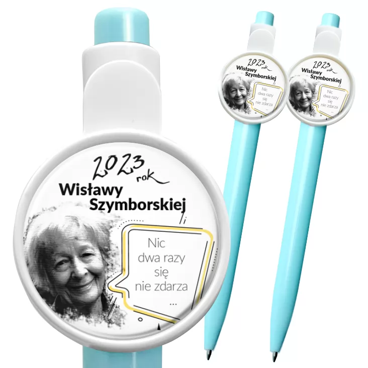 przypinka długopis 2023 Rok Wisławy Szymborskiej